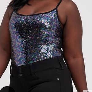 🆕✨PURPLE SEQUINS FOXY CAMI✨